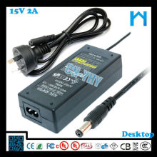New style laptop ac dc adapter 15v 2a
